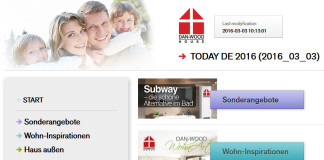 Auswahl aus Bemusterungs-Katalog Danwood Bemusterung