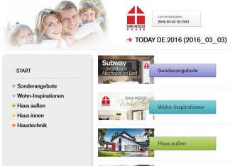 Auswahl aus Bemusterungs-Katalog Danwood Bemusterung