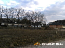 Bilder vom Grundstück Bautagebuch Winkelbungalow DAN-WOOD