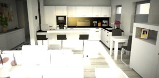 Finaler Küchenplan von Küchenstudio Danwood Einbauküche
