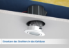 LED Einbaustrahler und winddichte Dosen