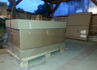 Elektromaterial eingetroffen
