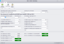 Windows Version – GRZ Berechnung