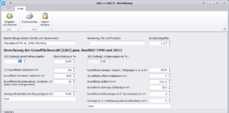 Windows Version – GRZ Berechnung
