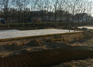 Bodenplatten trocknen – 2 Tage danach