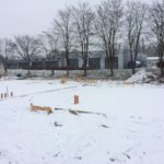 11.01.2017 Abnahme Bodenplatte im Schnee