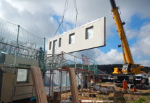 26.04. Stelltag Nr. 1 – Aufbau des Hauses von Danwood