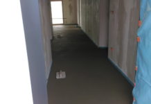 13.05. Hausaufbau Tag 18 – Estrich und Außenputz