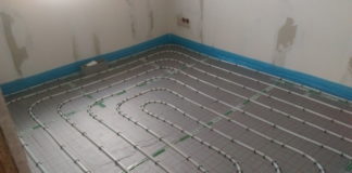 11.05. Hausaufbau Tag 16 – Fußbodenheizung fertig