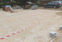 25.08. 16:00 Uhr Stand Pflasterarbeiten