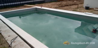 Fortschritt Poolbau