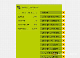 Gira X1 Logikbaustein: Senec (PV/Solar)