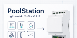 PoolStation für Gira X1 – Poolwerte direkt in der Hausautomation