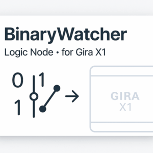 Gira X1 Logikbaustein: BinaryWatcher