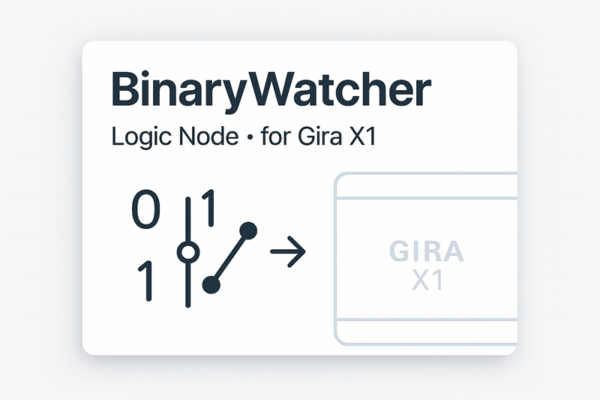 Gira X1 Logikbaustein: BinaryWatcher