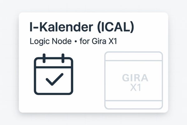 Gira X1 Logikbaustein: I-Kalender (ICAL)