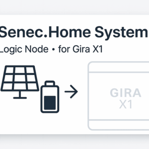 Gira X1 Logikbaustein: Senec.Home System