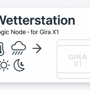 Gira X1 Logikbaustein: Wetter Station