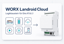 WORX Landroid trifft Gira X1 und L1