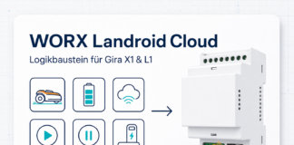 WORX Landroid trifft Gira X1 und L1