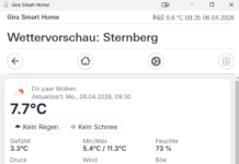 Echtzeit-Wetter direkt im Gira X1 – so geht smartes Wohnen wirklich