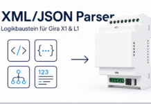 Webservice-Daten im Gira X1 nutzen: der TerraBytes XML-/JSON-Parser