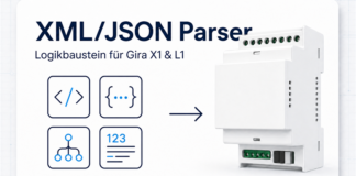 Webservice-Daten im Gira X1 nutzen: der TerraBytes XML-/JSON-Parser