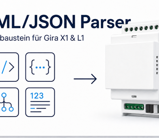 Webservice-Daten im Gira X1 nutzen: der TerraBytes XML-/JSON-Parser