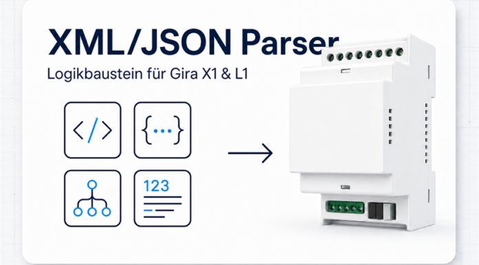 Webservice-Daten im Gira X1 nutzen: der TerraBytes XML-/JSON-Parser